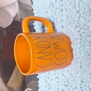 NWT orange candy coma Rae Dunn coffee mug